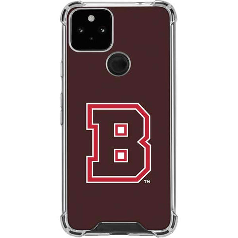 Brown University B Logo Google Pixel 5 Clear Case